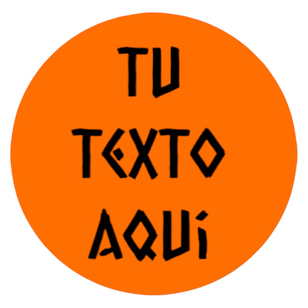 Stickers REDONDOS Personalizados a Tu Estilo 2" varios colores disponibles