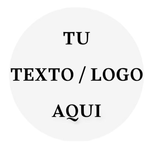 Stickers TRANSPARENTE REDONDO Personalizados a Tu Estilo 2”