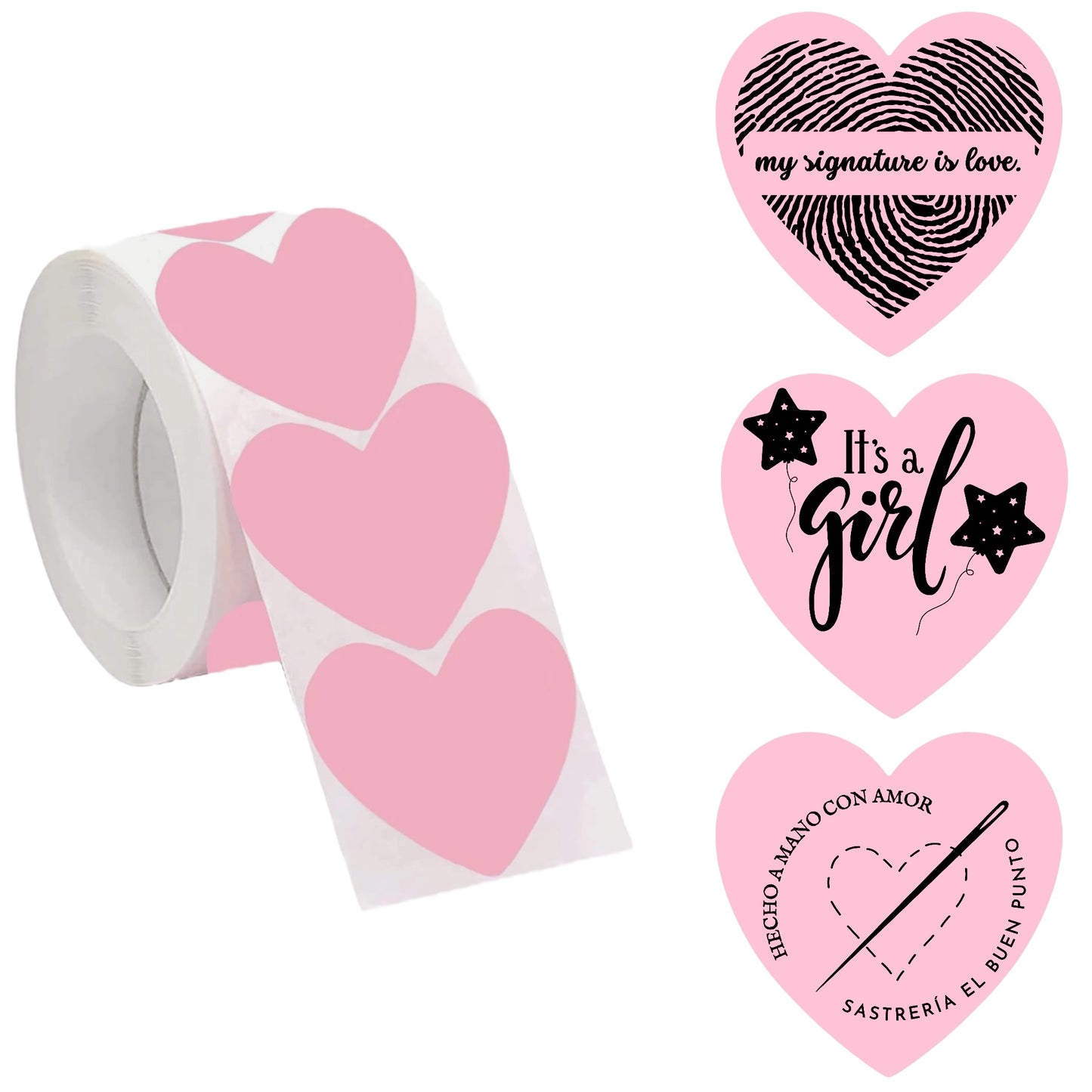 Stickers de CORAZON Personalizados a Tu Estilo 2”