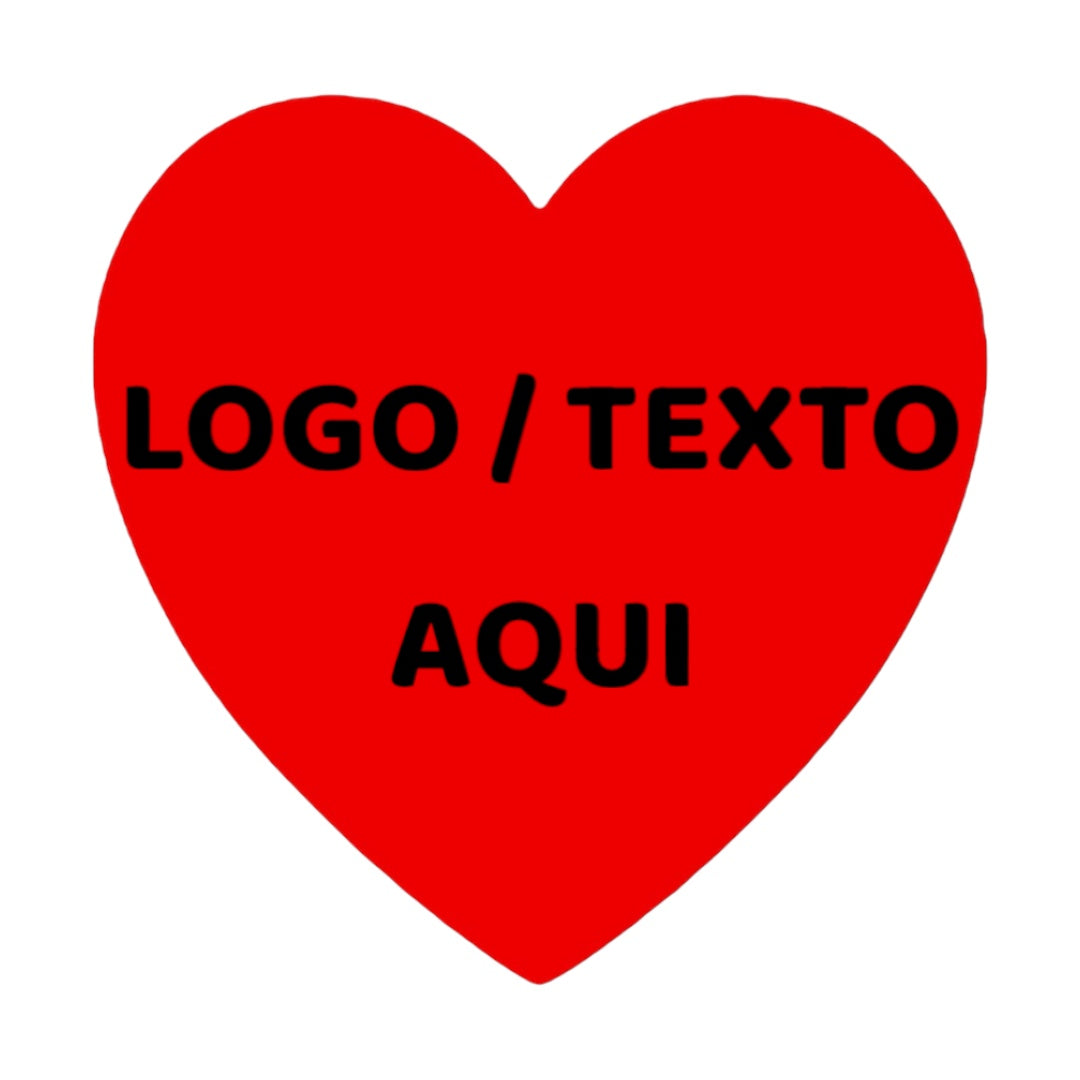 Stickers de CORAZON ROJO Personalizados a Tu Estilo 2”