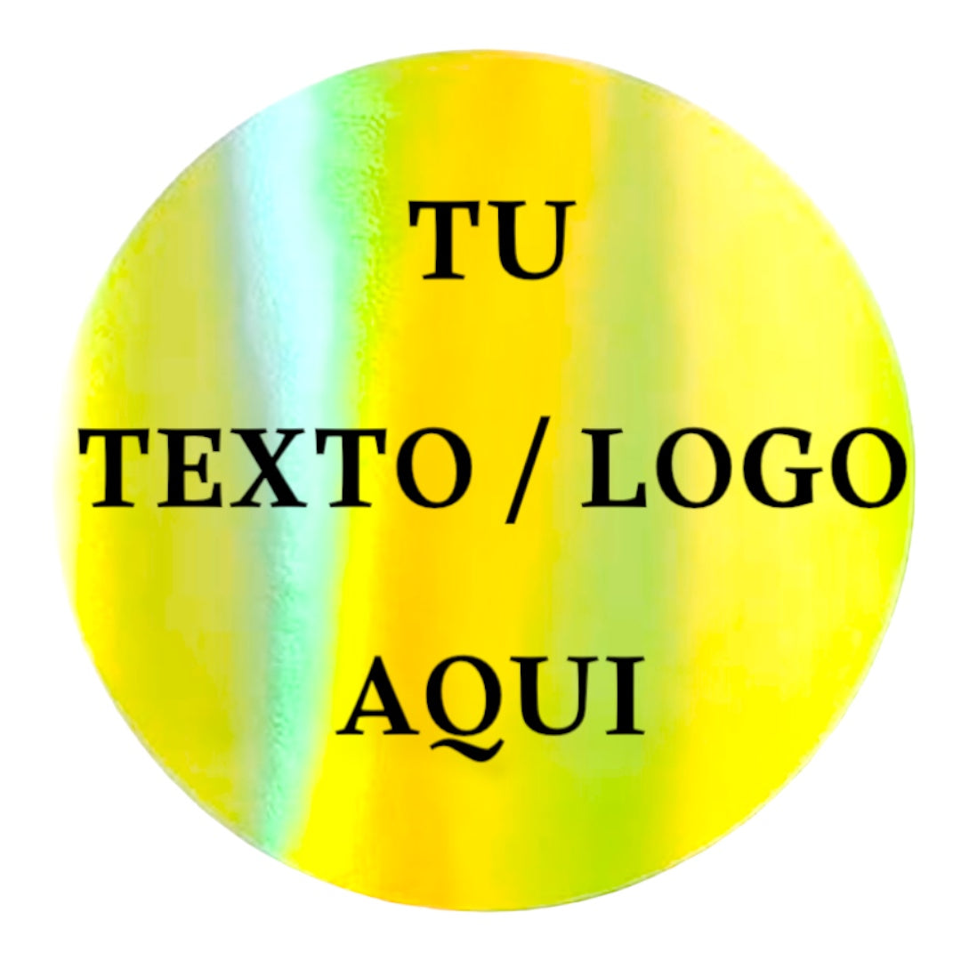 Stickers Holografico Redondo Personalizados a Tu Estilo 2”